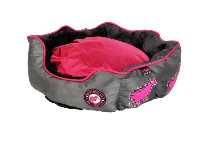 Kiwi Walker OVAL PET BED różowo-szary rozmiar L