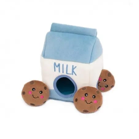 ZippyPaws pluszowa norka MLEKO Z CIASTKAMI