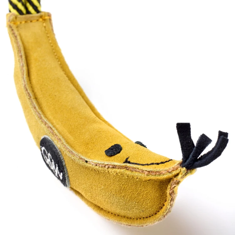 GREEN &amp; WILD'S Barry the Banana (Banan) zabawka ekologiczna dla psa