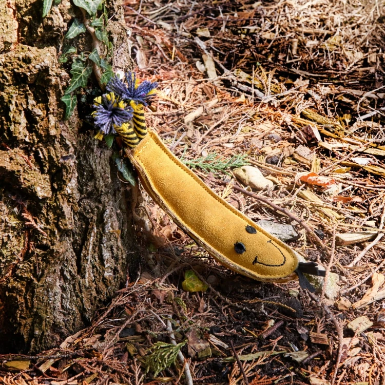 GREEN &amp; WILD'S Barry the Banana (Banan) zabawka ekologiczna dla psa