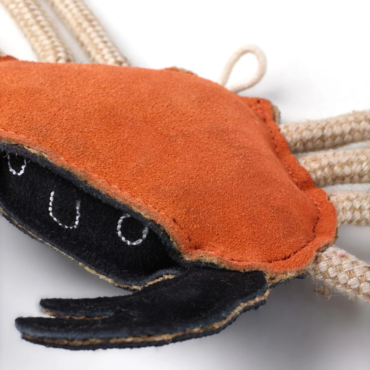 GREEN &amp; WILD'S Carlos the Crab (Krab) zabawka ekologiczna dla psa