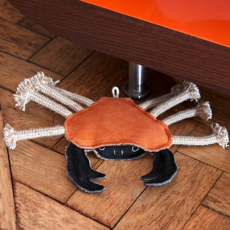 GREEN &amp; WILD'S Carlos the Crab (Krab) zabawka ekologiczna dla psa