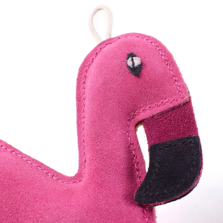 GREEN &amp; WILD'S Floyd the Flamingo (Flaming) zabawka ekologiczna dla psa