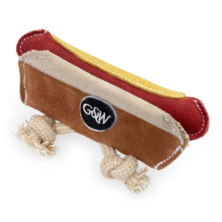 GREEN &amp; WILD'S Harry the Hot Dog zabawka ekologiczna dla psa