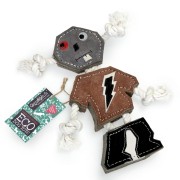 GREEN &amp; WILD'S I am a ROBOT, I will not harm you (Robot) zabawka ekologiczna dla psa