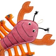 GREEN &amp; WILD'S Larry the Lobster (Homar) zabawka ekologiczna dla psa
