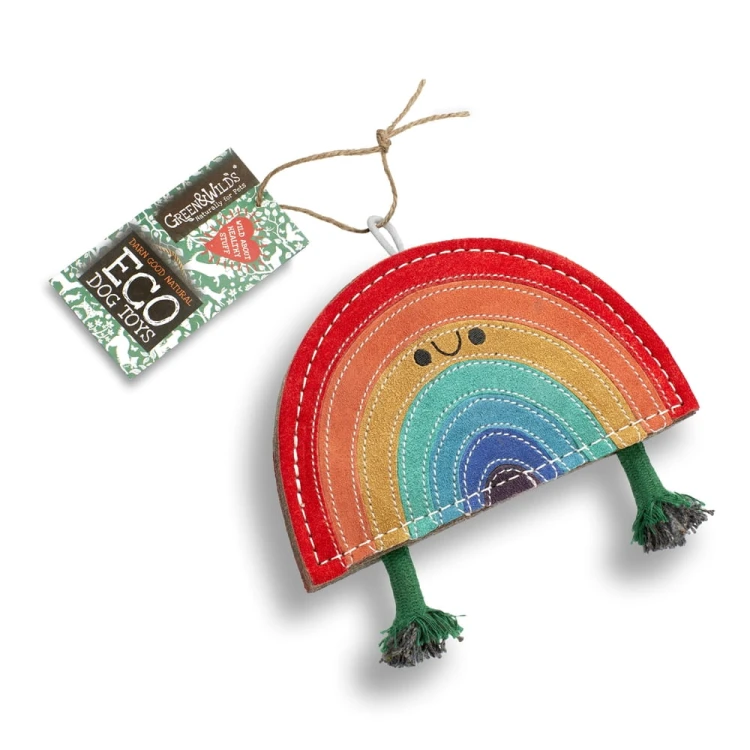 GREEN &amp; WILD'S Rainbow Warrior (Tęcza) zabawka ekologiczna dla psa