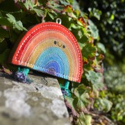 GREEN &amp; WILD'S Rainbow Warrior (Tęcza) zabawka ekologiczna dla psa