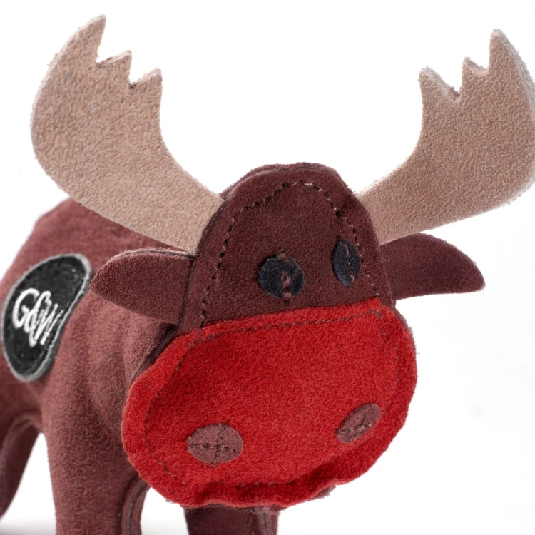 GREEN &amp; WILD'S Rudy the Reindeer (Renifer) zabawka ekologiczna dla psa