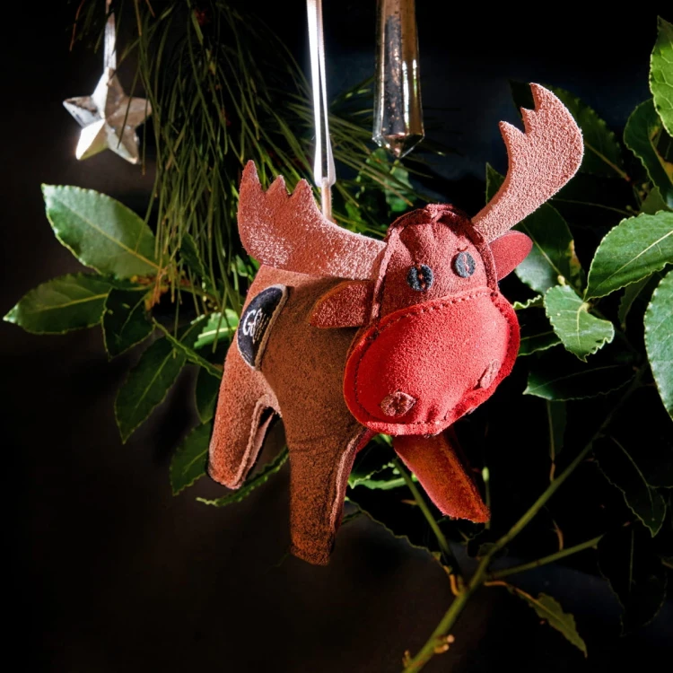 GREEN &amp; WILD'S Rudy the Reindeer (Renifer) zabawka ekologiczna dla psa