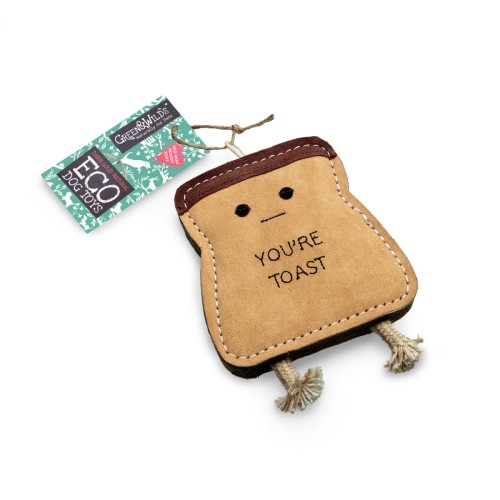 GREEN &amp; WILD'S You're Toast (Tost) zabawka ekologiczna dla psa