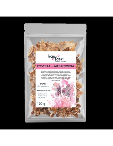HAULOVE Posypka - wieprzowina 100g Przysmaki dla psa