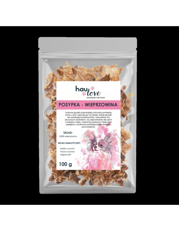 HAULOVE Posypka - wieprzowina 100g Przysmaki dla psa