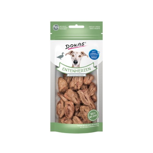 DOKAS LIO serca kacze 22g Przysmaki dla psa