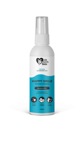 We Love Bark HAPPY SMILE Coconut &amp; Mint Kompleksowy spray doustny 100ml
