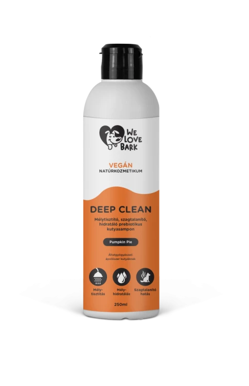 We Love Bark DEEP CLEAN Pumpkin Pie Głęboko oczyszczający, dezodorujący, nawilżający  szampon prebiotyczny dla psów 250ml