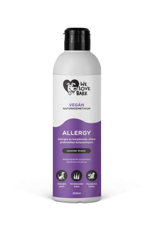 We Love Bark ALLERGY Lavender Dream Prebiotyczny szampon dla psów przeciw alergiom i  łupieżowi 250ml