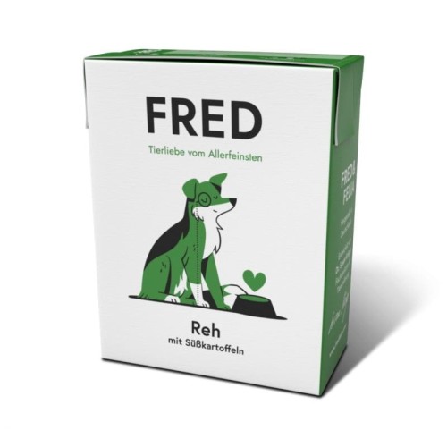 FRED Sarna z ziemniakami karma mokra dla psa 390g