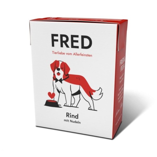 FRED Wołowina z kluskami karma mokra dla psa 390g