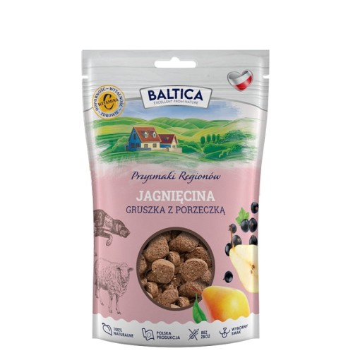 BALTICA Przysmaki Trenignowe Jagnięcina z gruszką 100g