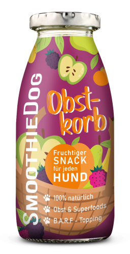 Smoothiedog OBSTKORB (Kosz Owoców) 250ml Przysmak płynny dla psa