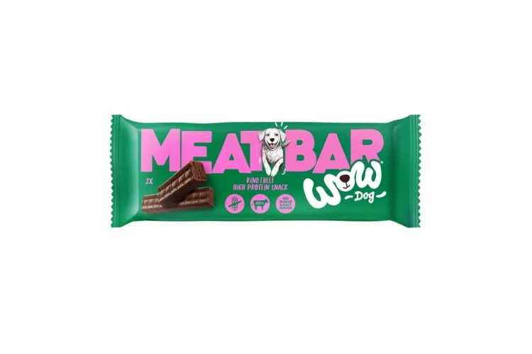 WOW DOG Meat Bar Rind - batonik mięsny z wołowiny 40g Przysmak dla psa