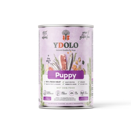 YDOLO Puppy - wieprzowina Iberico i ryby - mokra karma dla szczeniąt 400g