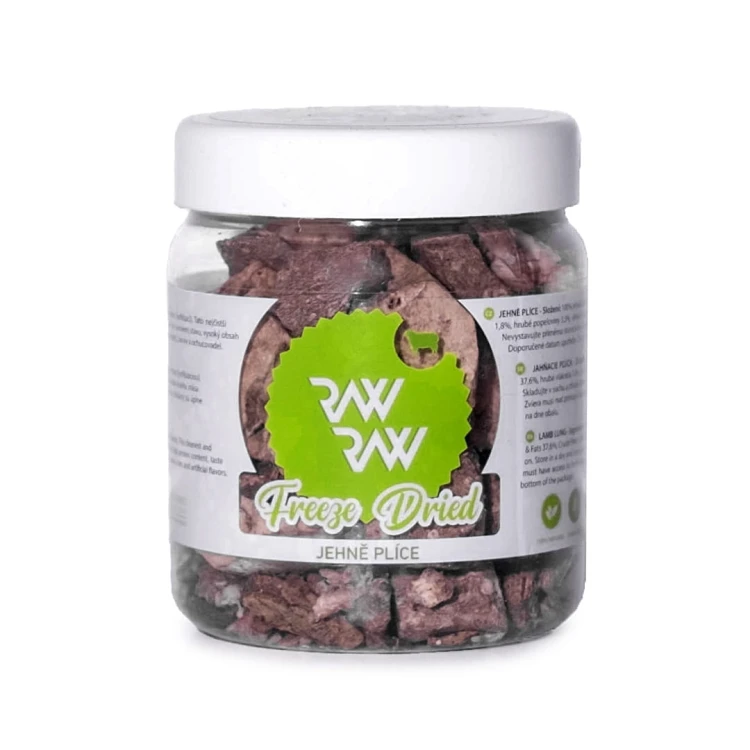 RAW RAW Liofilizowane płuca jagnięce 50g