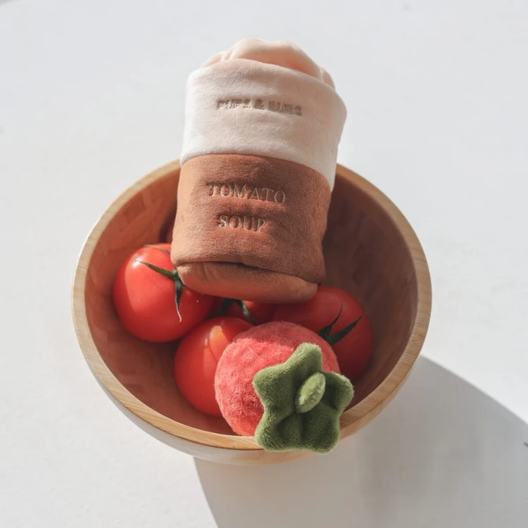 Pups &amp; Bubs TOMATO SOUP Zupa pomidorowa zabawka węchowa  dla psa i kota
