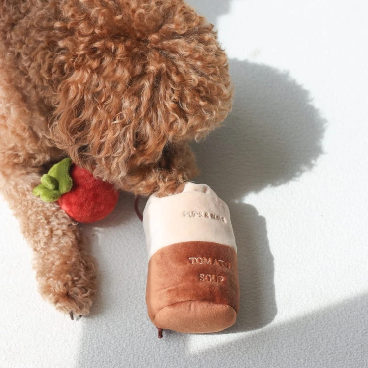 Pups &amp; Bubs TOMATO SOUP Zupa pomidorowa zabawka węchowa  dla psa i kota