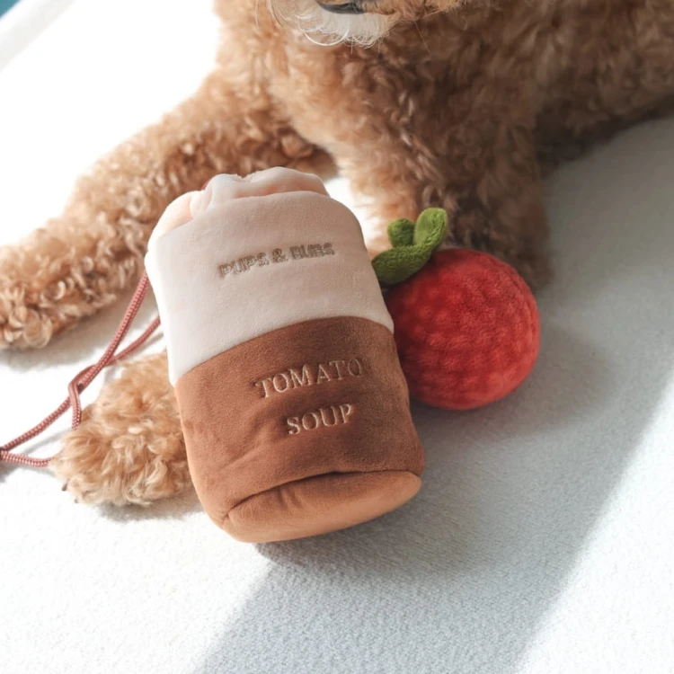 Pups &amp; Bubs TOMATO SOUP Zupa pomidorowa zabawka węchowa  dla psa i kota