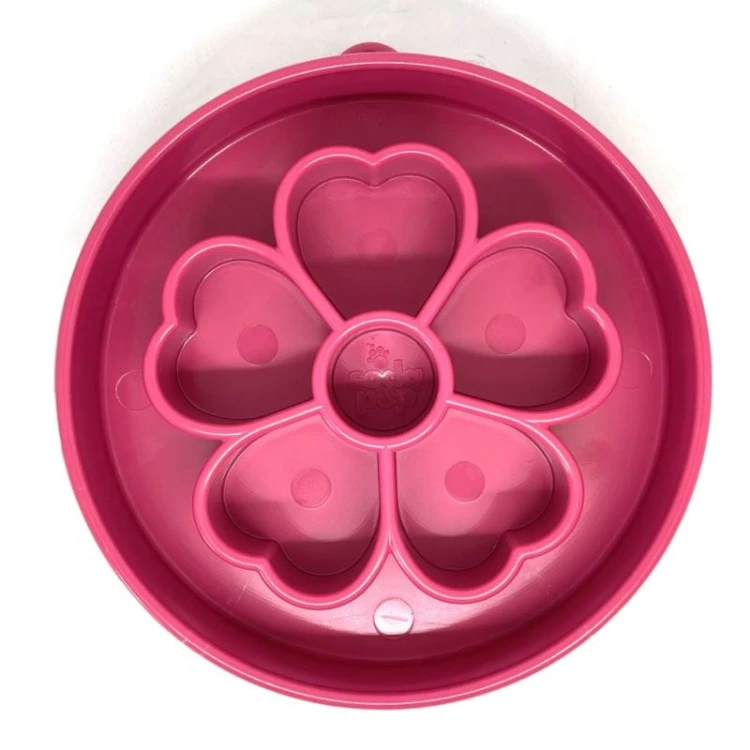 Soda Pup Flower Design miska spowalniająca jedzenie dla psów dla psa i kota