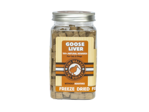 Kiwi Walker 100% GĘSIA WĄTRÓBKA liofilizowane smaczki 120g