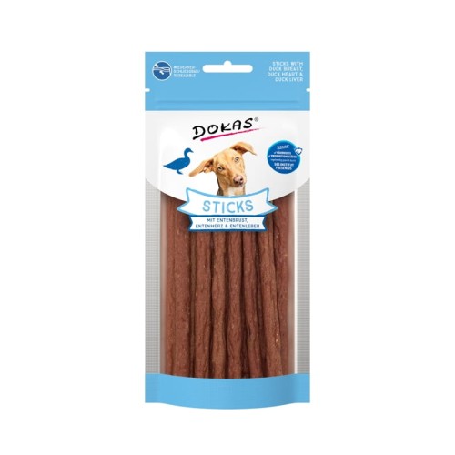 DOKAS Pałeczki z kaczką 60g  Przysmaki dla psa