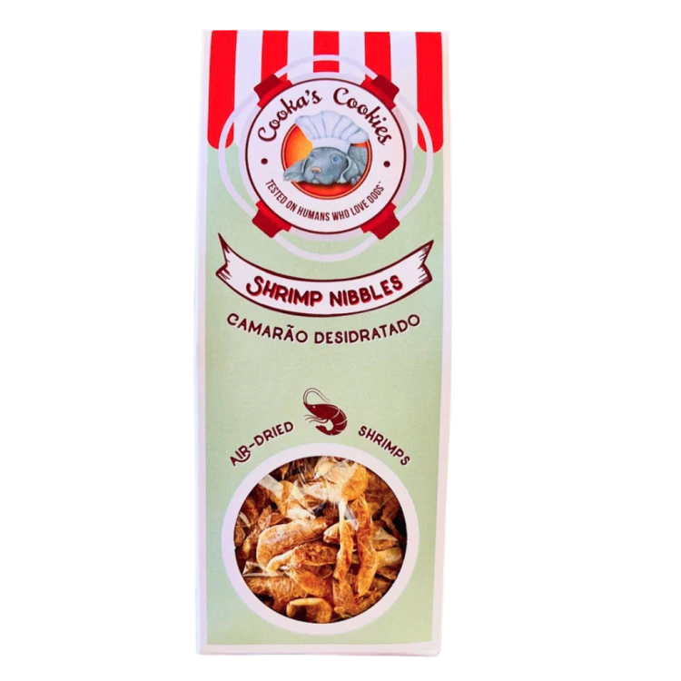 Cooka’s Cookies SHRIMP NIBBLES Mini krewetki 45g Przysmaki dla psa