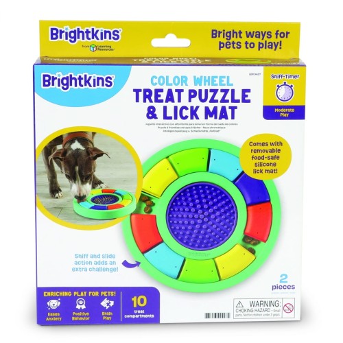 Brightkins Łamigłówka Gra COLOR WHEEL &amp; LICK MAT