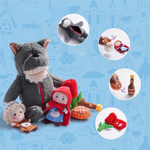 Nocciola Interaktywna zabawka węchowa - norka dla psa 6-w-1 CZERWONY KAPTUREK