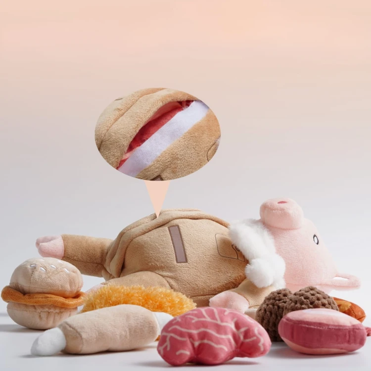 Nocciola Zabawka węchowa - norka dla psa 9-w-1 ŚWINKA