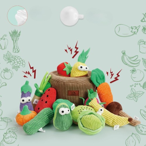 Nocciola Zabawka węchowa dla psa 16-w-1 PROSTO Z WARZYWNIAKA