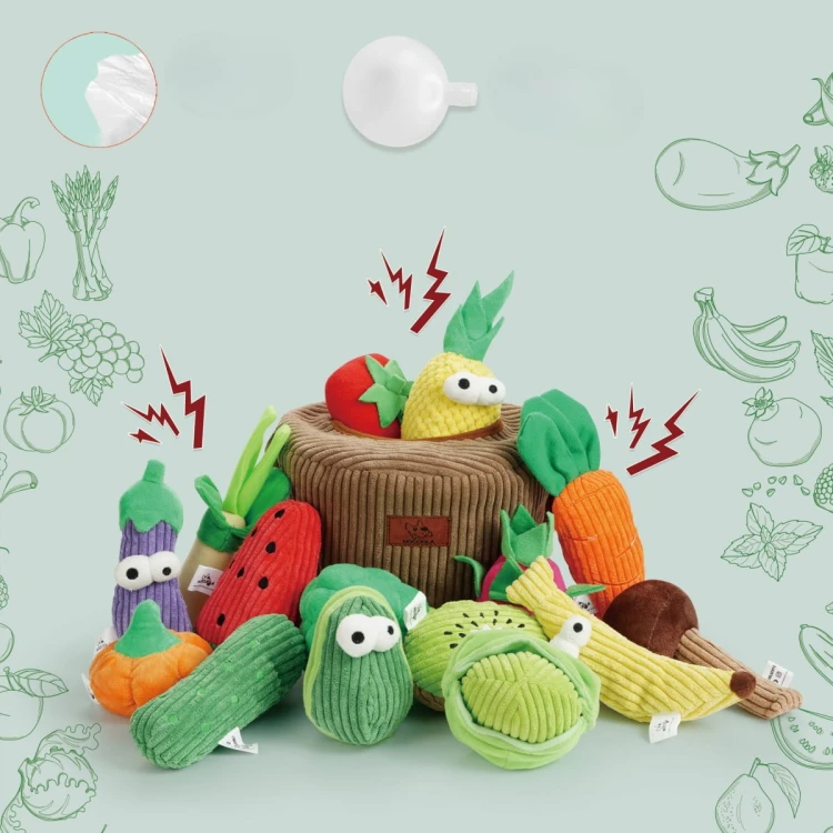 Nocciola Zabawka węchowa dla psa 16-w-1 PROSTO Z WARZYWNIAKA