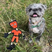 GREEN &amp; WILD'S Frankie Stein  zabawka ekologiczna dla psa