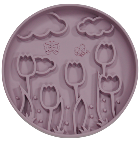 Jack &amp; Vanilla Miska spowalniająca jedzenie TULIPANY dla psa i kota