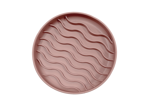 Jack &amp; Vanilla Miska spowalniająca jedzenie FALE brązowe dla psa i kota