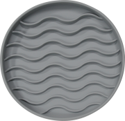 Jack &amp; Vanilla Miska spowalniająca jedzenie FALE szare dla psa i kota