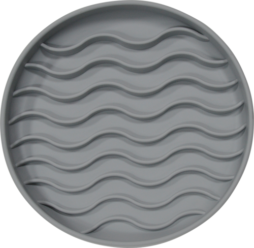 Jack &amp; Vanilla Miska spowalniająca jedzenie FALE szare dla psa i kota