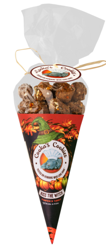 Cooka's Cookies KISS THE WITCH Przysmaki dla psa z indyka i dyni 50g