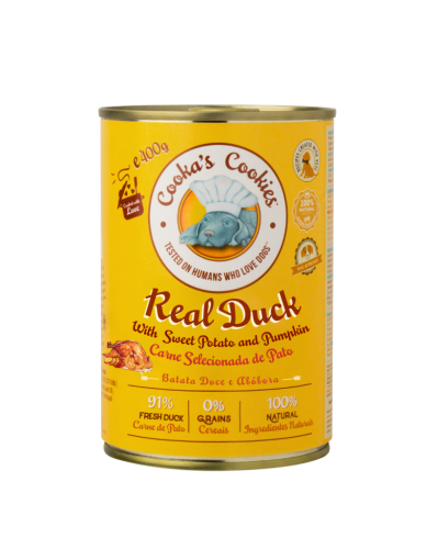 Cooka’s Cookies REAL DUCK Karma mokra dla psów z kaczką 400g