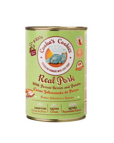 Cooka’s Cookies REAL PORK Karma mokra dla psów z wieprzowiną 400g