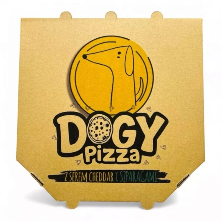 DOGY PIZZA - z serem cheddar i szparagami 22 cm