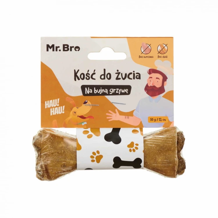 Mr. Bro Kość do Żucia na Bujną Grzywę 12cm